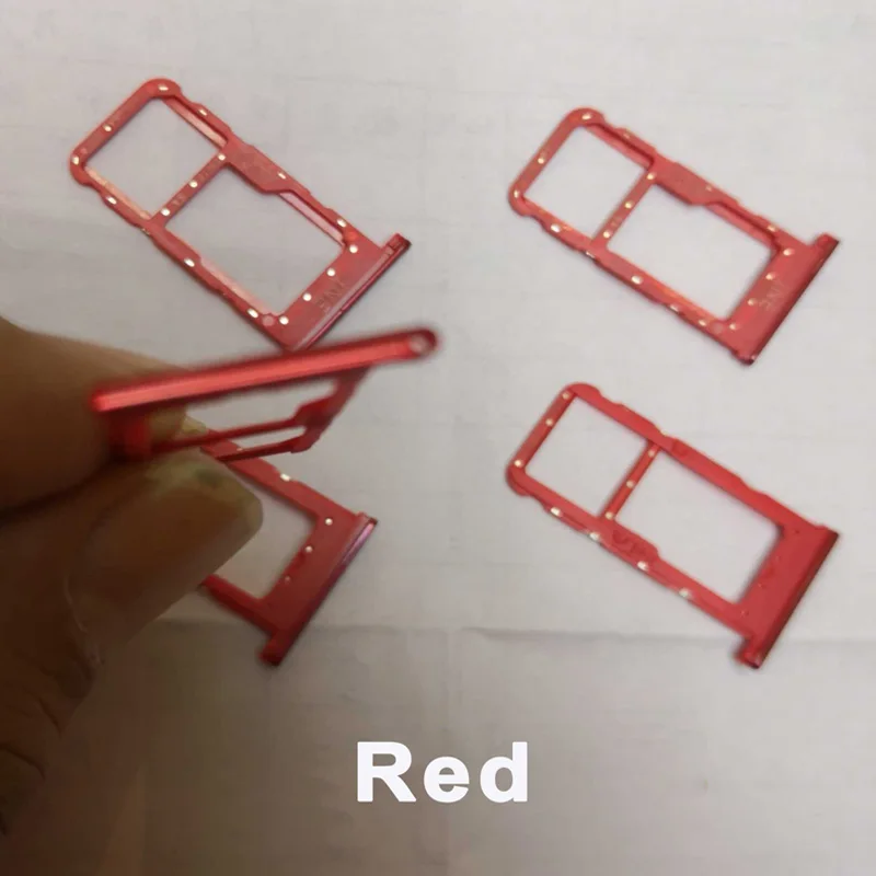 For Huawei Nova 3i New Original SIM SD Card Holder Sim Tray Reader Nova3i Cell Phone card tray replacement parts | Мобильные