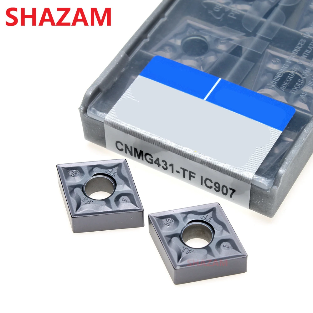 

CNMG431 CNMG120404 Carbide Inserts Cutter CNC Lathe Turning Tools For Metal External Turning Tool SHAZAM Wholesale IC907 Inserts