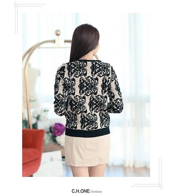 Новинка 2019 весна/осень/зима женский свитер блейзер кардиган синий белый