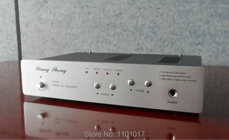 XiangSheng DAC-02A USB SPDIF DIR9001 AD1955 DAC HIFI EXQUIS коаксиальный Оптический цифровой преобразователь трубка выход XSDAC02A