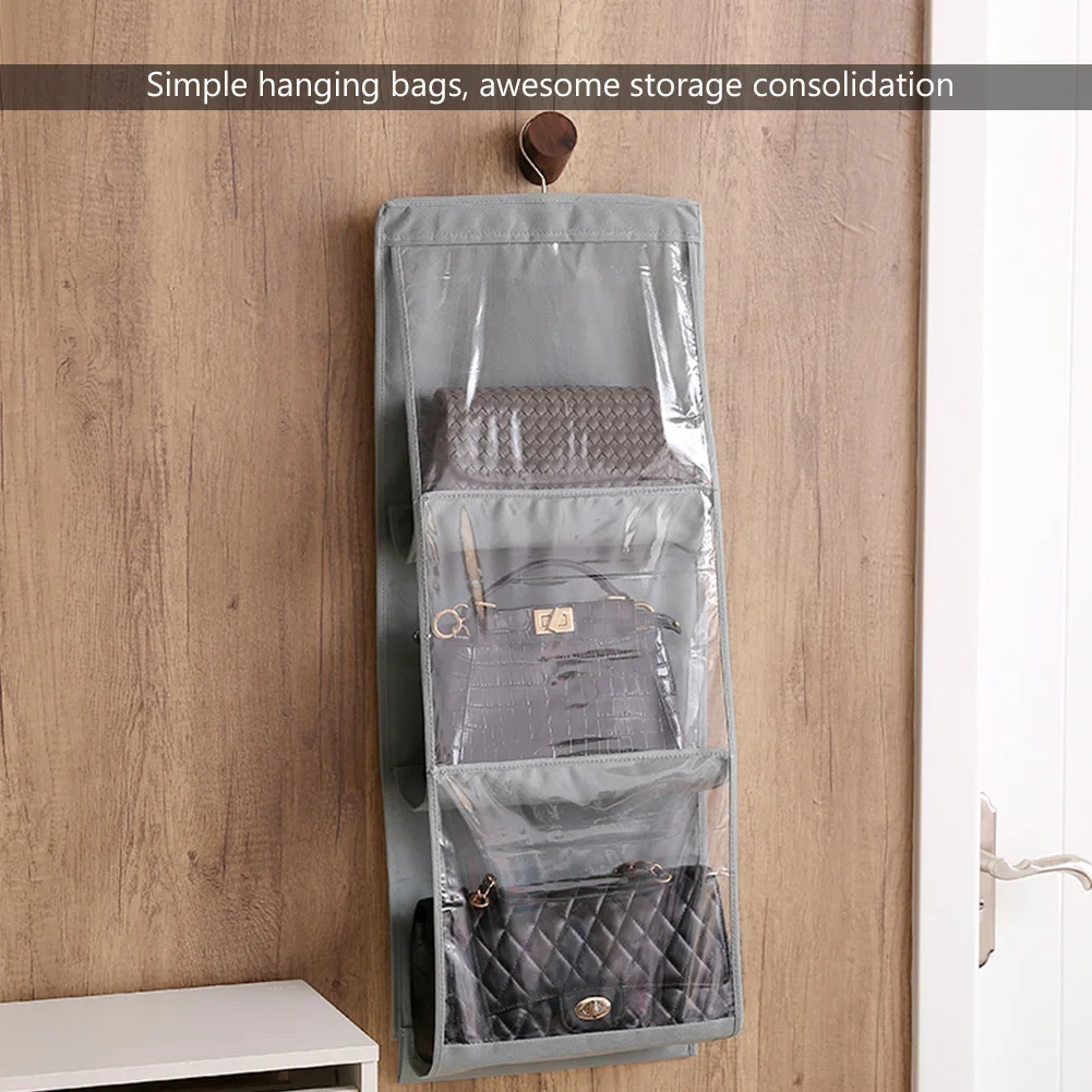 Семейный кошелек, органайзер, рюкзак, сумочка, сумки для хранения, подвесная сумка для хранения обуви, высокие товары для дома, 6 карманов, вешалка для шкафа, вешалки