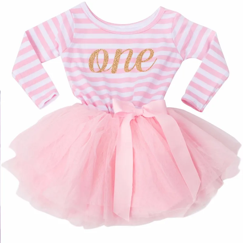 Новое Стильное Хлопковое платье для малышей Повседневное с длинными рукавами