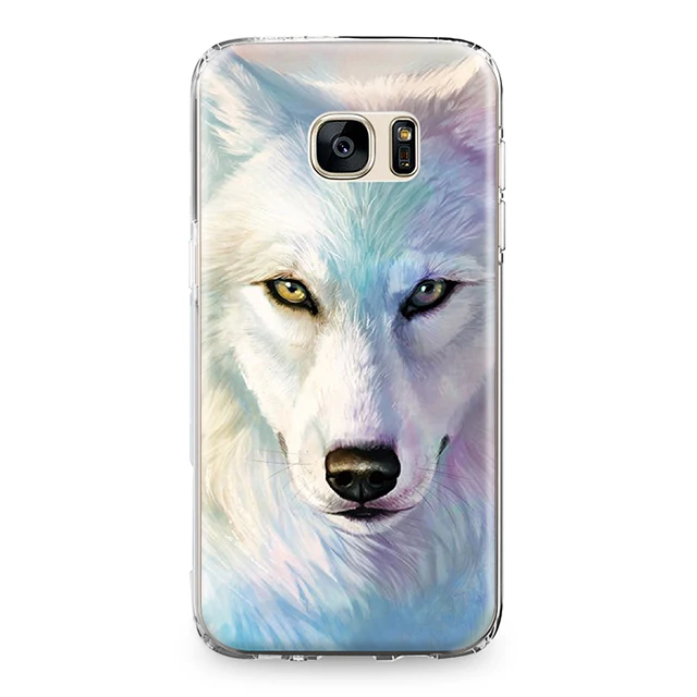 0619 Волк собака Телефонные Чехлы для Samsung Galaxy S4 S5 мини S6 S7 Edge Plus S8 Note 4 5 Grand Prime силикон ТПУ чехол для телефона Para Coque - Цвет: 0619