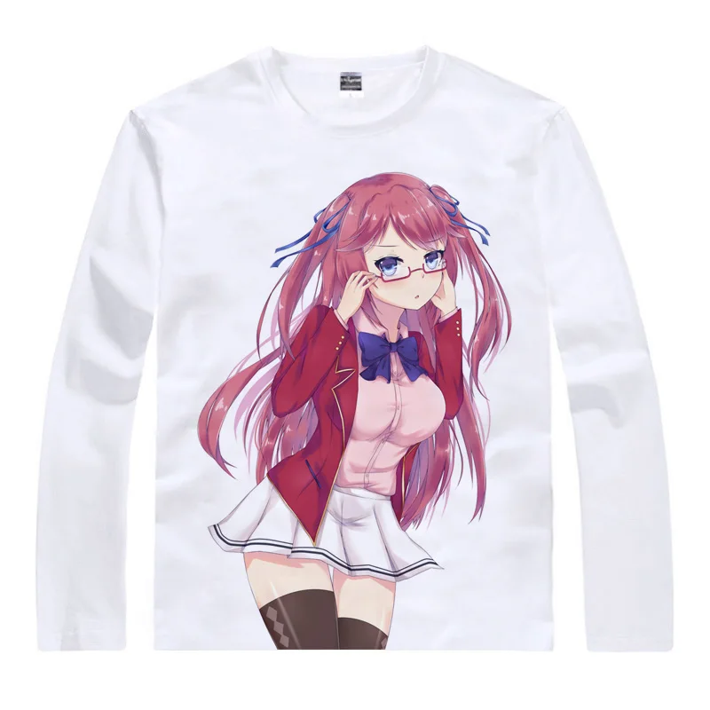 Classroom of the Elite T-Shirts Multi-style Long Sleeve Shirts Kiyotaka Ayanokouji Suzune Horikita Airi Sakura Cosplay Shirt