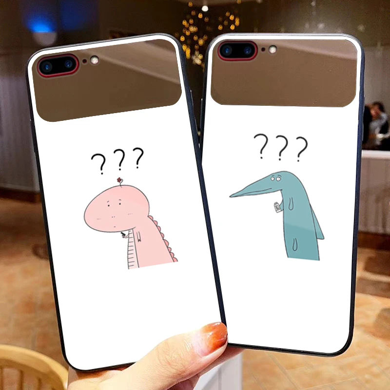 Модные Роскошные Зеркало вспышка модные чехол для iPhone 7 Plus мягкая прозрачная