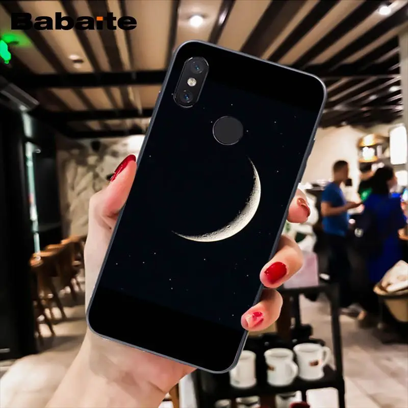 Babaite белый луны и звезд Космос астронавт чехол для телефона для Xiaomi MiA1 A2 lite F1 Redmi8 6A 4X 5Plus S2 Note7 8Pro 5A 7A