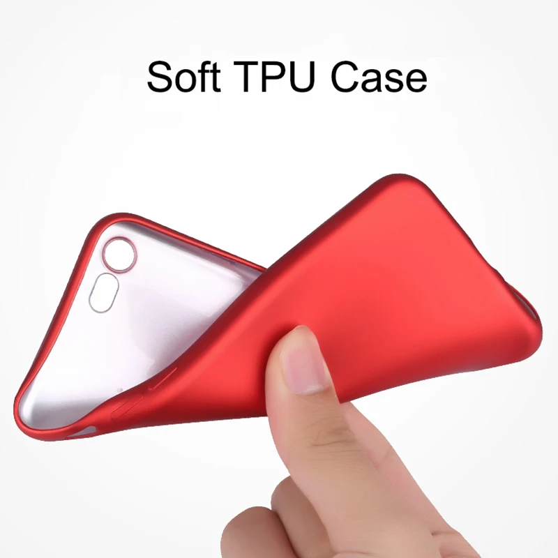 ipngve Shockproof Ultra Thin Silicone TPU Case Cover For iphone 7 Phone Cases Back Fundas Plus |