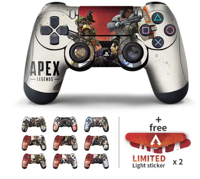 Data Frog 2 шт наклейки для Apex Legends контроллер скины Sony PlayStation4 игровой PS4 Slim Pro