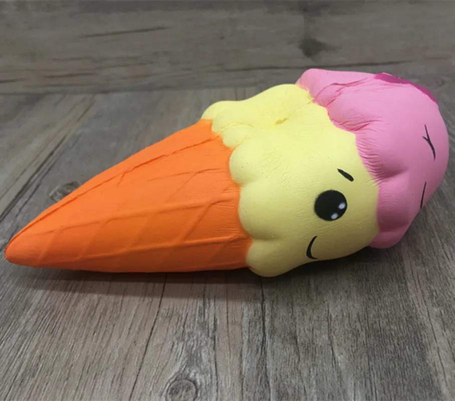 Kawaii мягкое мороженое медленно поднимающееся забавное кабачок приседает милые