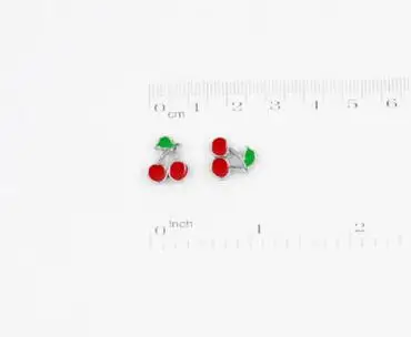 (20 50) шт/партия 8 мм DIY Cherry Slide Charm подходит для кожаных браслетов модных