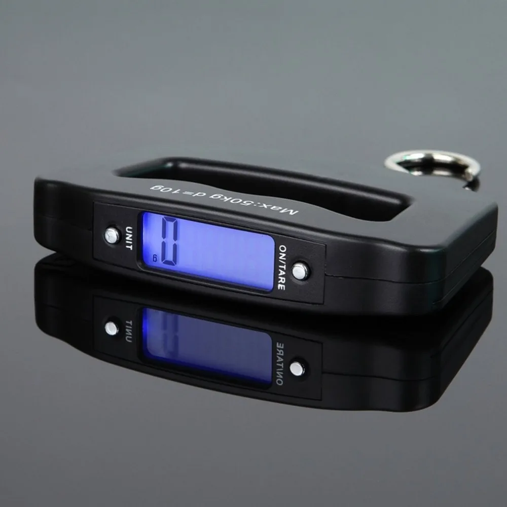 50Kg Electric LCD Scale Luggage Hanging Hook Digital Portable Express Gram Weight Weighing Meter Multifunction | Инструменты