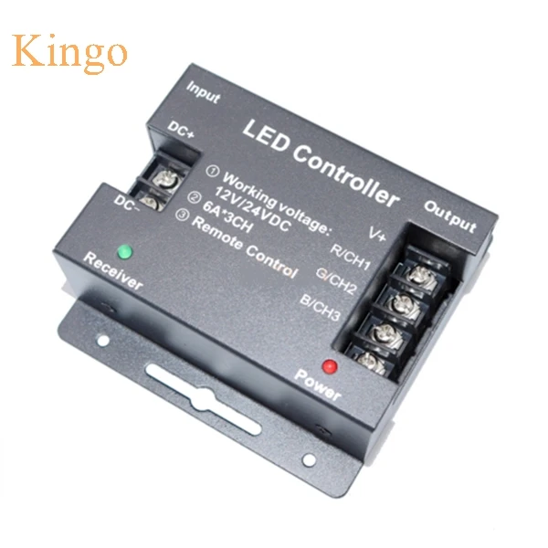 DC12-24V 6A * 3 RF пульт дистанционного управления беспроводной сенсорной панелью RGB LED