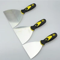 5 inch putty knife 1pcs scraper blade scraper shovel carbon steel plastic handle wall plastering knife hand tool 215x125mm