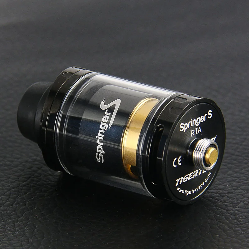 Оригинальный Tigertek Springer S RTA танк ввиду Screless Coilbuiling Системы электронные сигареты