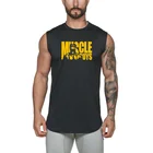 Майка мужская компрессионная, рубашка без рукавов для бодибилдинга и занятий спортом