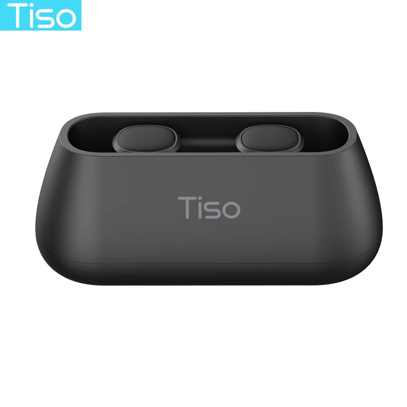 Tiso i4 TWS наушники 5,0 Bluetooth беспроводные наушники Магнитный дизайн встроенный двойной микрофон и 500 мАч Внешний аккумулятор зарядная коробка