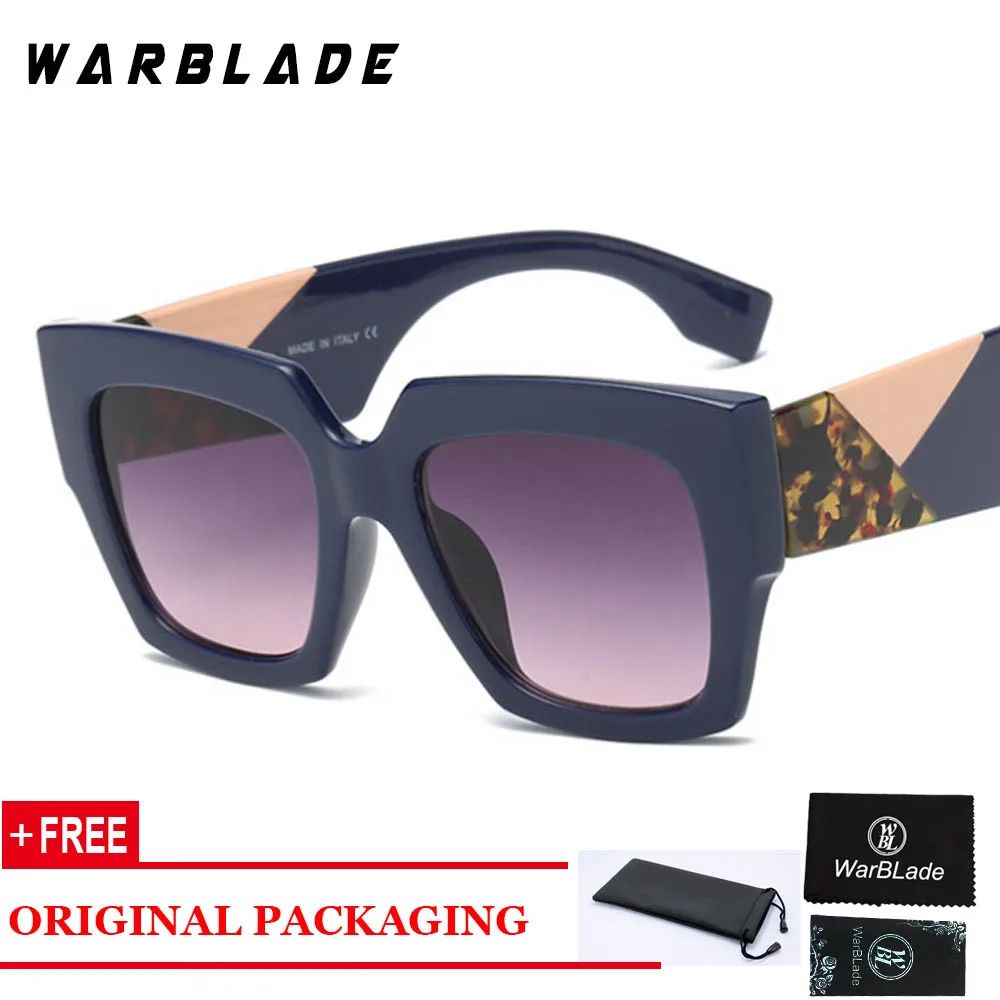 Женские и мужские солнцезащитные очки градиентные унисекс UV400 WARBLADE новинка