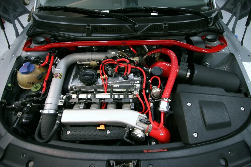 Dyno racing 1M Длина (3x7/4x9/5x10/6x11) Вакуумный силиконовый шланг интеркулер муфта труба