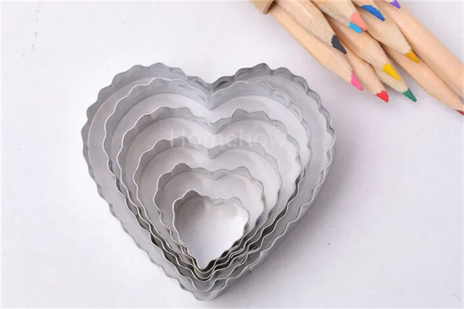 6 шт./лот новейший запатентованный дизайн классическое сердечко для печенья