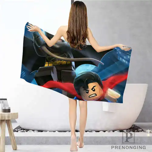 Face or Bath Towel Пользовательские Бэтмен-Супермен(1) тряпка для ванной комнаты полотенце s полотенце для лица/банное полотенце для душа Размер s 33x74 см/72x143 см#18-12-16-03-130 - Цвет: Face or Bath Towel