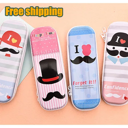 Качество жести Карандаш Сумка Большой Емкости Молния Мило Школы Пенал для