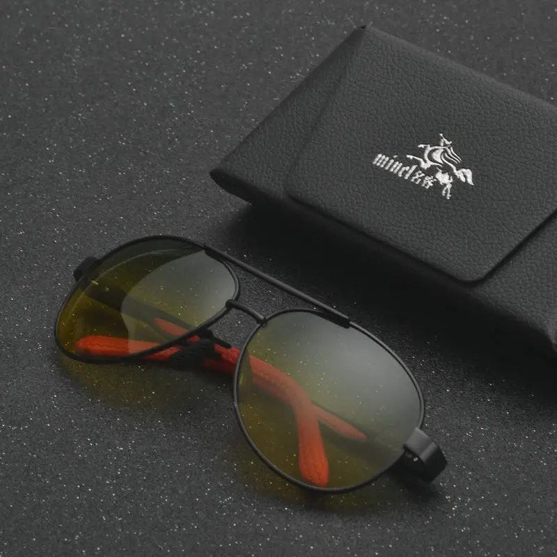 2017 поляризованные солнцезащитные очки ночного видения для вождения мужские