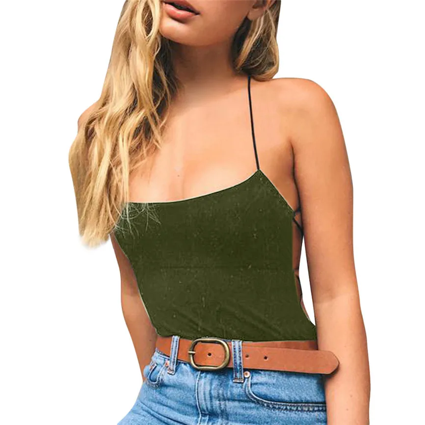 Женские кружевные топы летняя повседневная Однотонная рубашка без рукавов с