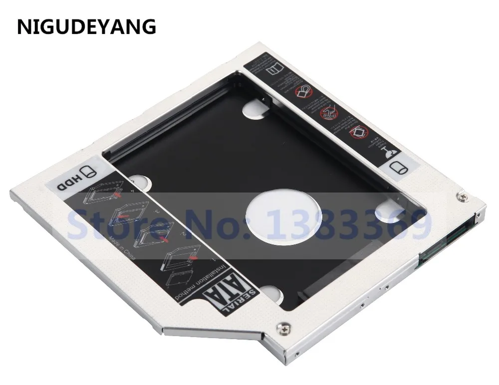 NIGUDEYANG 2nd HDD SSD жесткий диск Оптический bay Caddy для Dell Inspiron 14 3442 14Z 15Z 5523 5521 5423|Корпус