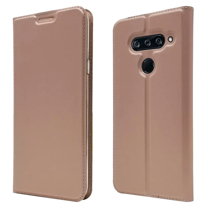 Роскошный чехол из искусственной кожи для LG Q6 Q8 G6 G7 V20 V30 V40 чехол thinq модный откидной Чехол Магнитный чехол для телефона