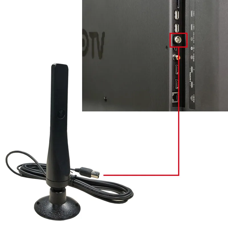 ТВ антенна внутренний Цифровой Уличный hdtv hqclear receptor внешний усилитель для dtv dvb t2 с