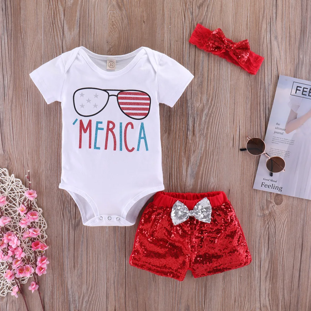 3 шт./партия комплекты одежды для новорожденных девочек хлопковый Летний