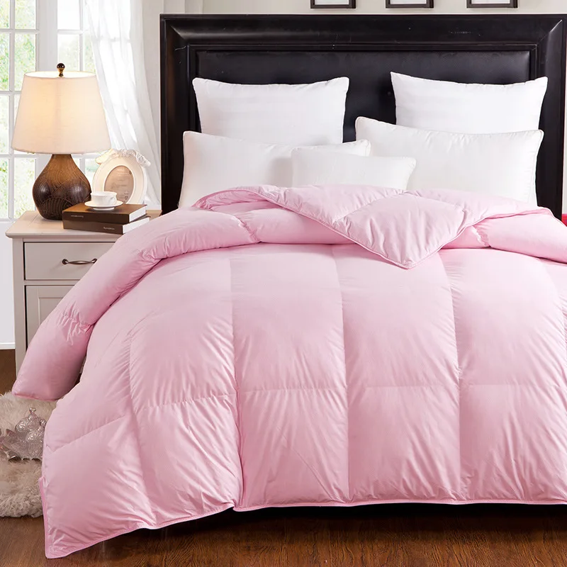 DIFUNINA Новое Роскошное хлопковое пуховое одеяло с гусиным пухом Двухспальное