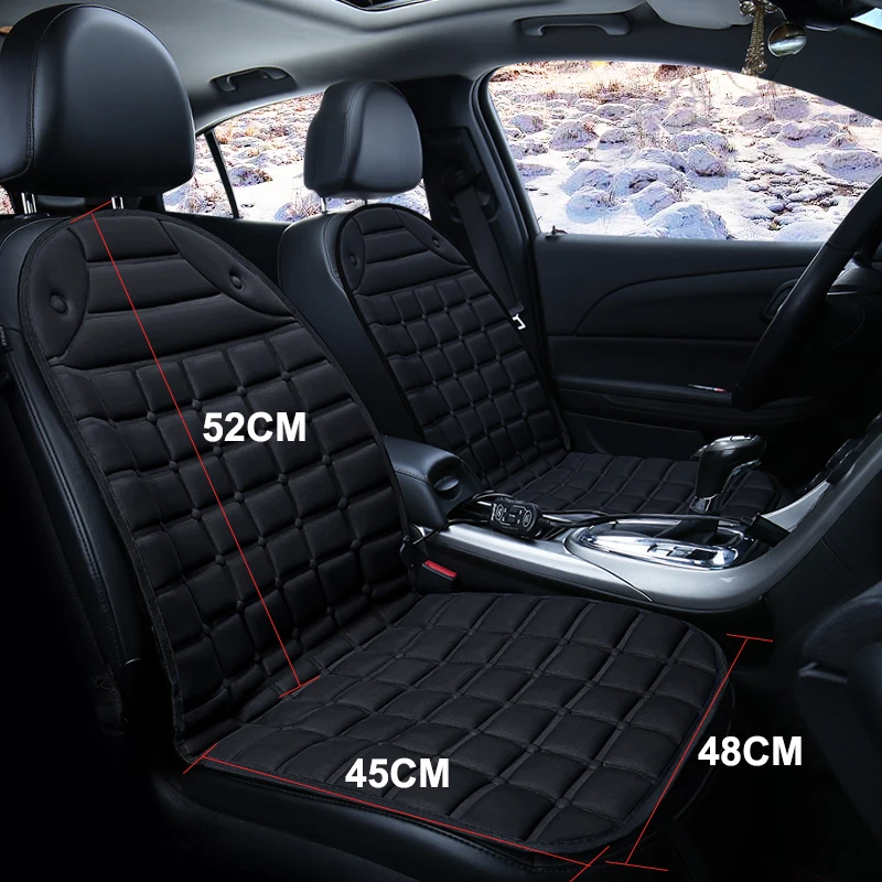 Новые продукты Универсальный DC 12V подогреваемый Чехол для автомобильного сиденья Подушка для автоматического отключения автомобиля аксессуары для интерьера