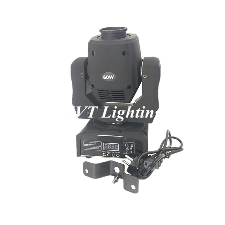 20 шт./лот Led 60 Вт точечный движущийся головной свет профессиональный DMX Gobo