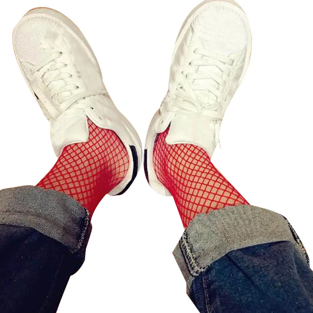 Открытые белые ажурные чулки женские лето 2018 плед колготки тонкие вечерние клуб