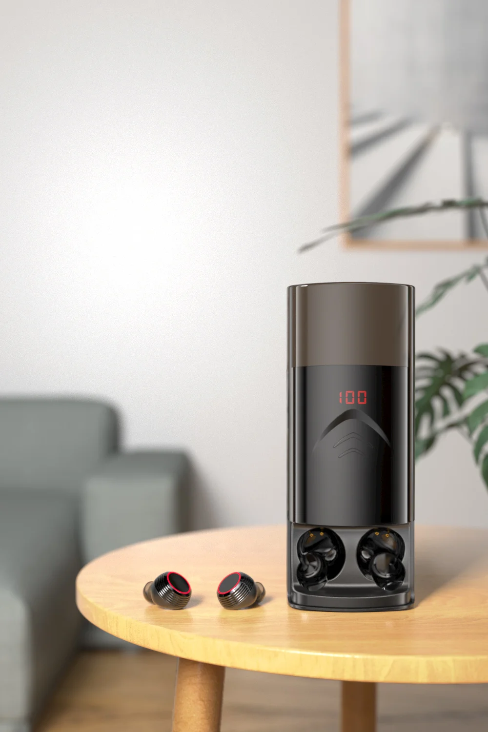 Bluetooth 5,0 T9 наушники-вкладыши TWS с Беспроводной наушники стерео Hi-Fi Шум снижение Earpbuds с 6000 мА · ч зарядный чехол Водонепроницаемый Спортивная гарнитура с Bluetooth