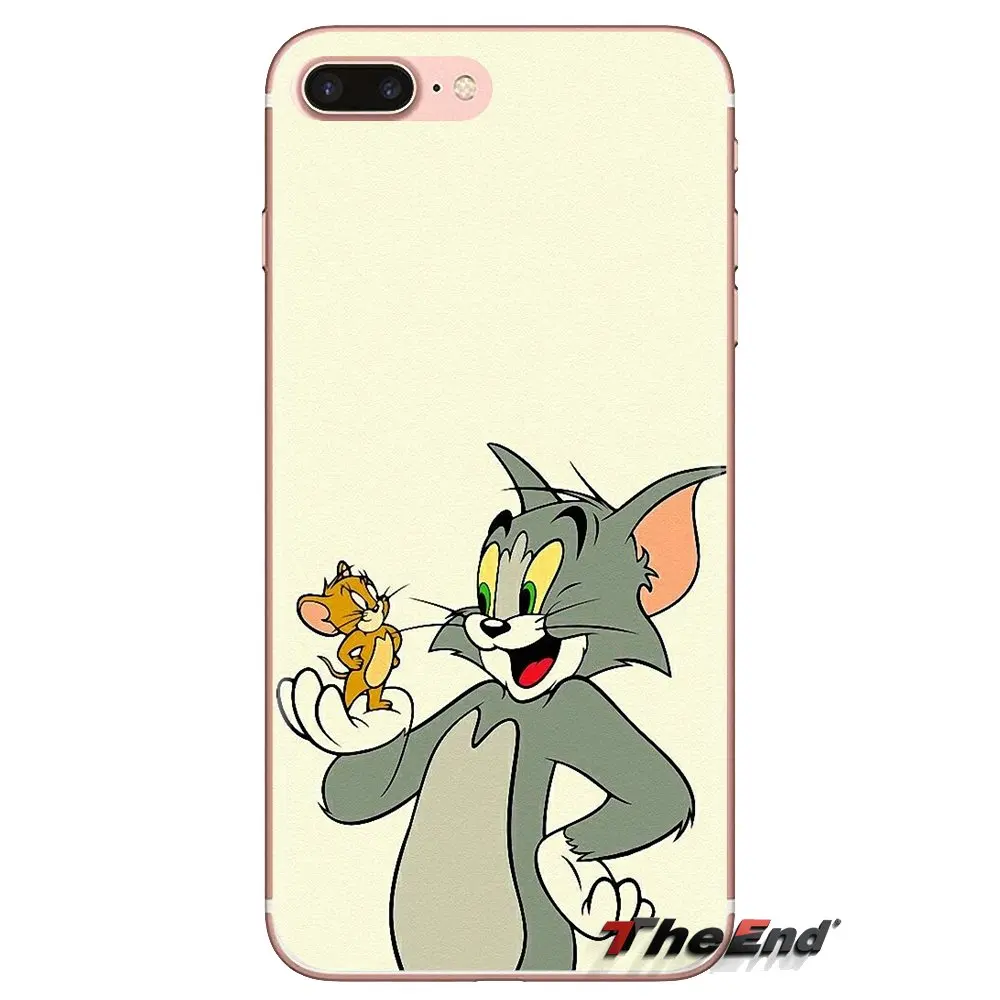 Мультяшный том Кот и Джерри мышь для Xiaomi Mi4 Mi5 Mi5S Mi6 Mi A1 A2 5X 6X 8 9 Lite SE Pro Max Mix 2 3 2S