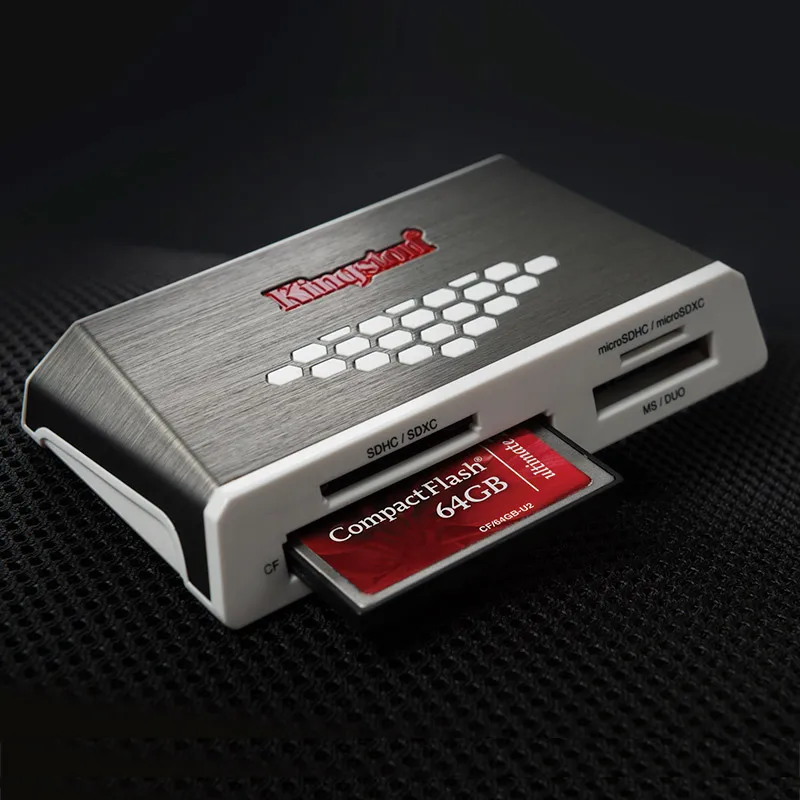 Kingston Micro SD кардридер USB 3 0 медиаридер CF TF MS SDHC/SDXC карта памяти многофункциональная