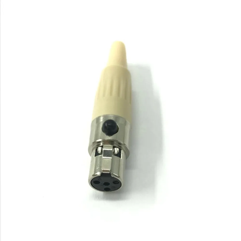3pcs DIY 4pin Stereo Screw Lock Connector for shure Microphone Spare Plug adapter | Электроника