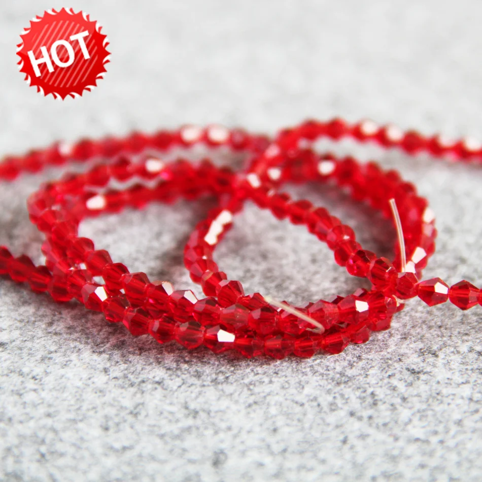 Новинка Лидер продаж граненые красные AB + красочные стеклянные бриллианты