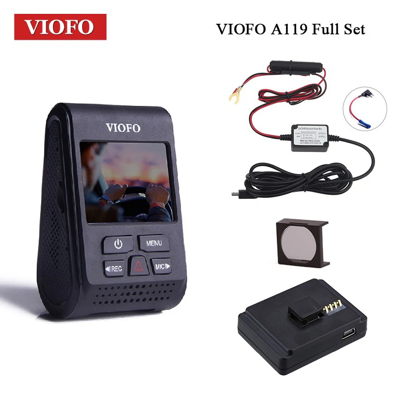 Автомобильный видеорегистратор VIOFO A119 V2 Dash Cam 2 0 &quotlcd автомобильный конденсатор
