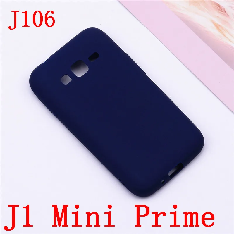 Dark Blue J106 Чехол для Samsung Galaxy J1, чехол J1 Mini, мягкий силиконовый карамельный чехол из ТПУ для Samsung Galaxy J 1 6 J1 Mini Prime, чехол - Цвет: Dark Blue J106