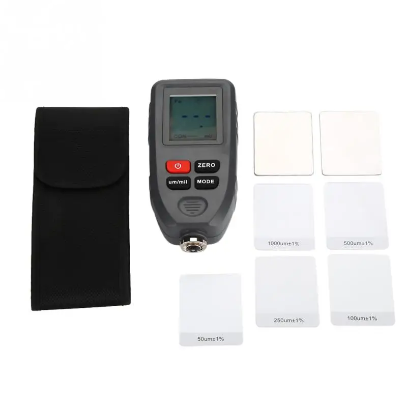 1Set LCD Digital Handheld Coating Meter Portable Paint Thickness Auto Tester Gauge Measuring Tool New Arrival | Инструменты