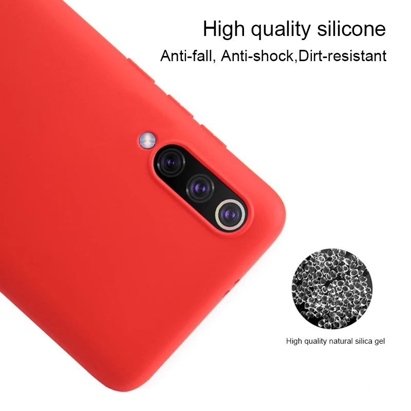Роскошный тонкий противоударный мягкий жидкий силиконовый чехол для Xiaomi mi 9 se. 9se.