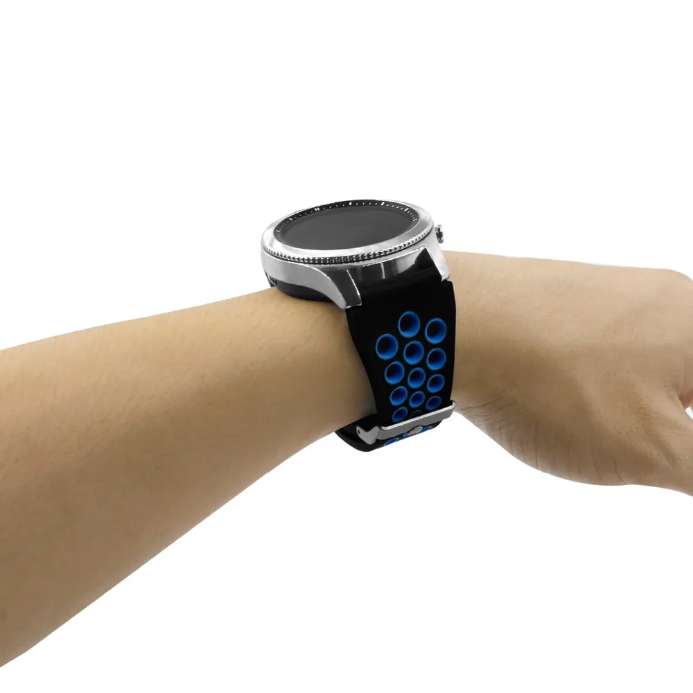 Защитная пленка 46 мм + спортивный силиконовый ремешок для samsung gear s3 Frontier Classic
