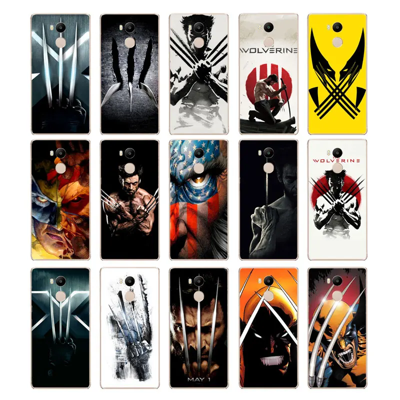 DREAMFOX L401 The Wolverine Soft TPU Silicone Case Cover For Xiaomi Redmi Note 3 4 4X 5 5A 6 7 Pro Global |