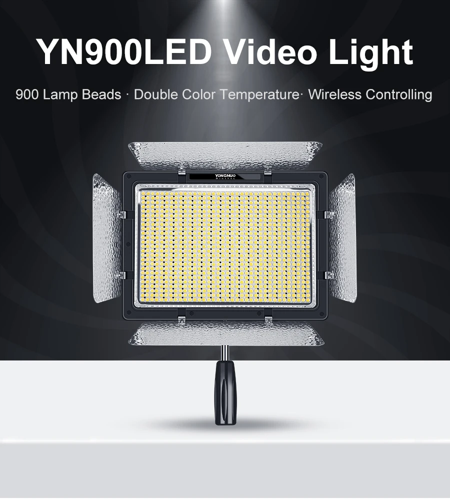 YONGNUO YN900 High CRI 95+ беспроводной 3200 K-5500 K светодиодный свет панели, YN-900 900 лампа бобы 7200LM 54 W светодиодный свет