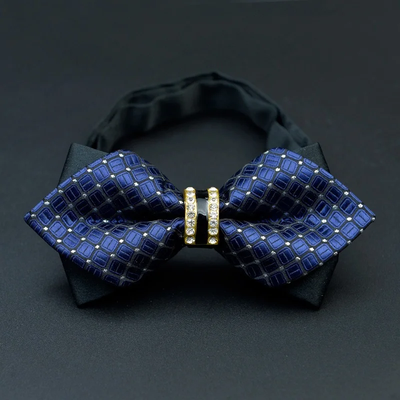1 шт. 2018 новый модный бриллиантовый мужской галстук бабочка|fashion bowtie|butterfly necktietie