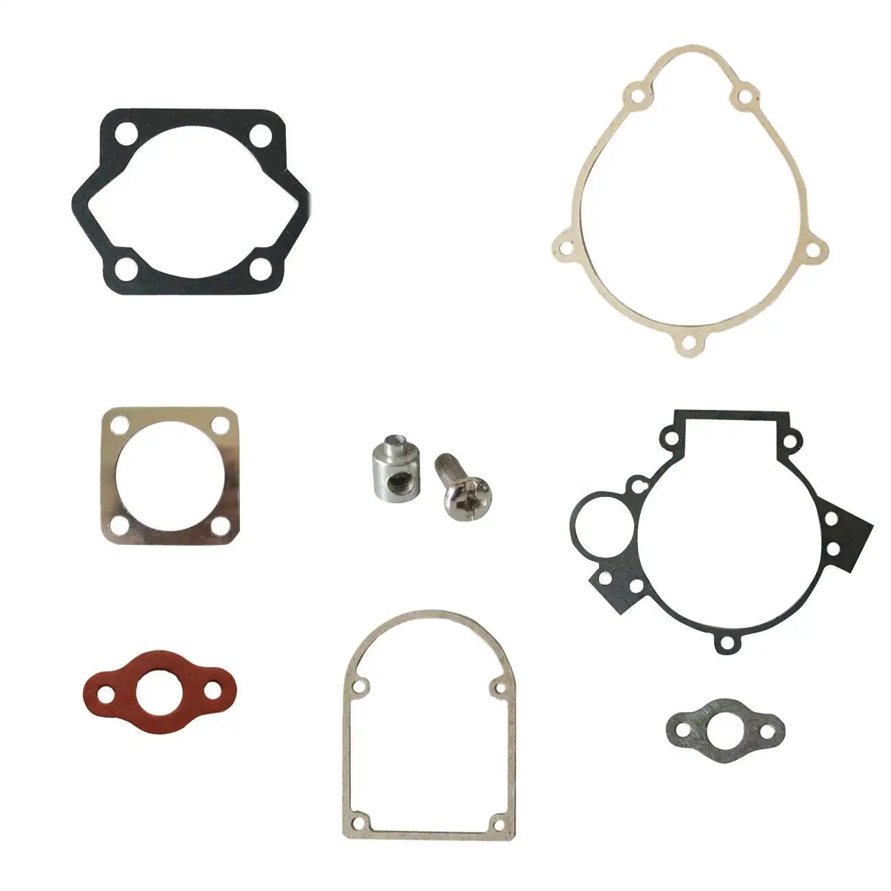 Gasket Set & Clutch Kabel Lock Fit 80cc Bermotor Sepeda Sepeda Perbaikan Ganti