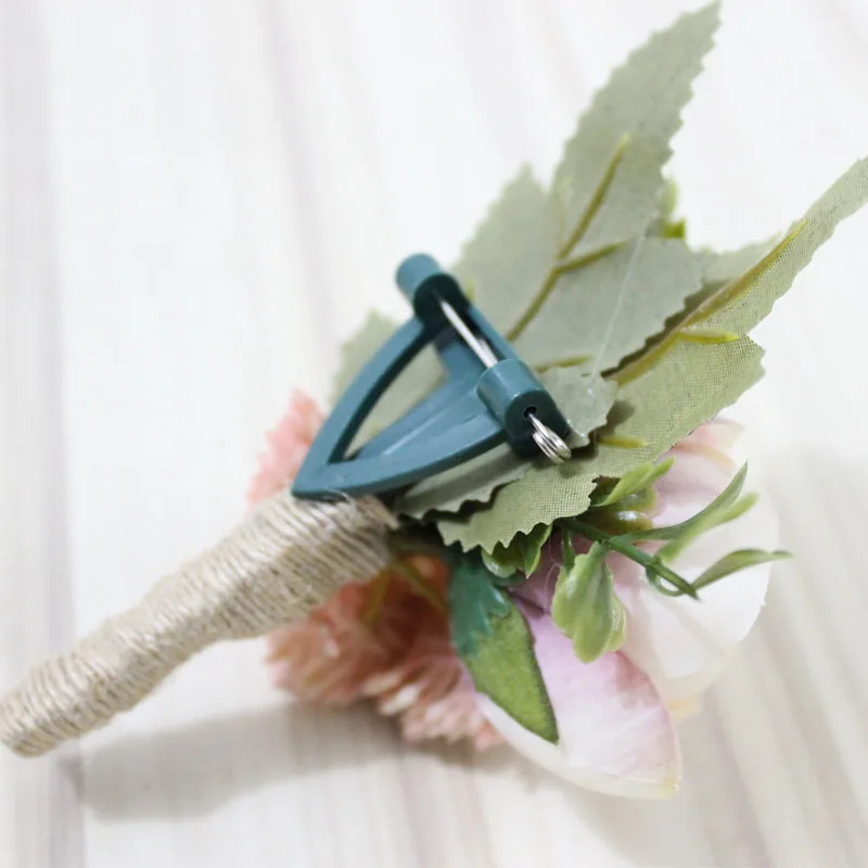 1 шт. бутоньерка для жениха шафера искусственные цветы мужчин аксессуары